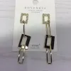 New trendy, individualistic, geometric, exaggerated, trendy, versatile, simple, long autumn and winter earrings with a high-end feel details Picture